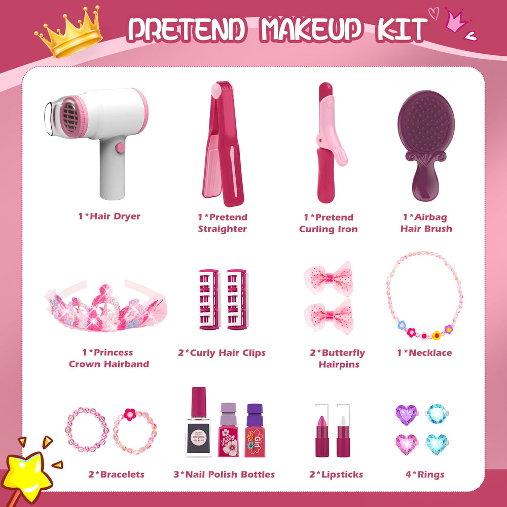 Surelect 21-piece makeup accessories inspire creative dressing and imagination.