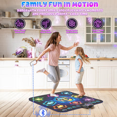 Surelect Dance Mat Bluetooth mode plays tracks for motivation