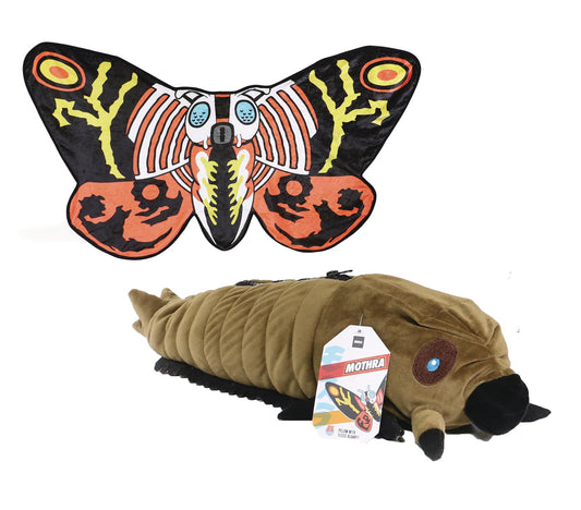 Surreal Entertainment Godzilla Mothra plush, 12-inch cuddle companion for fans.