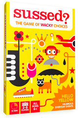 SUSSED What Would You Do card pack opened for family game night.