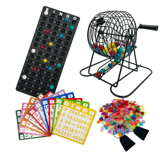SUTIMSHE Deluxe Bingo Cage spins smoothly for fast draws during game night