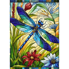 Sutinban dragonfly puzzle poster-included provides a 1:1 reference for easy solving.