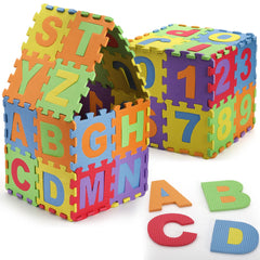 Suwimut interlocking foam puzzle tiles snap together for quick setup.