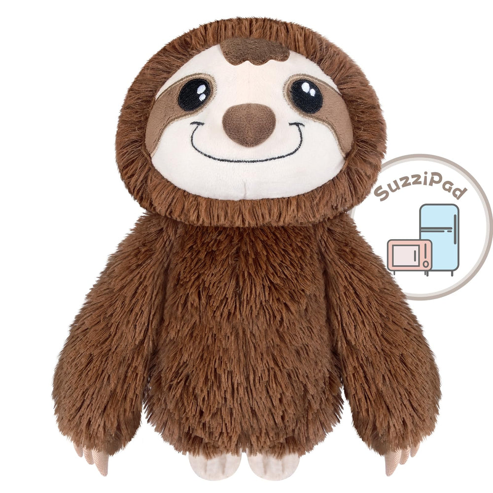 SUZZIPAD microwavable sloth plush offering cozy warmth for quick comfort