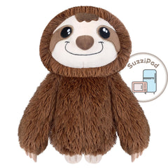 SUZZIPAD microwavable sloth plush offering cozy warmth for quick comfort