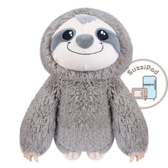 SUZZIPAD microwavable sloth plush with cozy warmth for relaxation.