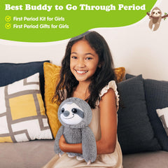 SUZZIPAD warm hug sloth plush serves as a versatile heated companion.