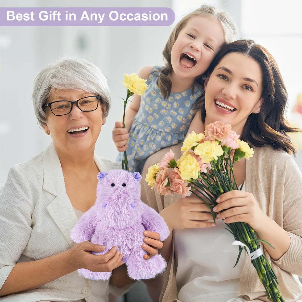 SuzziPals hippo plush with lavender scent for gentle relaxation
