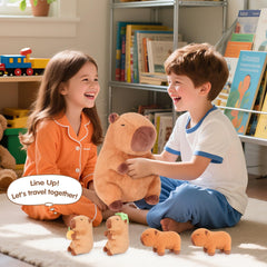 Safe for ages 3 to 8, ideal for cuddly companionship.