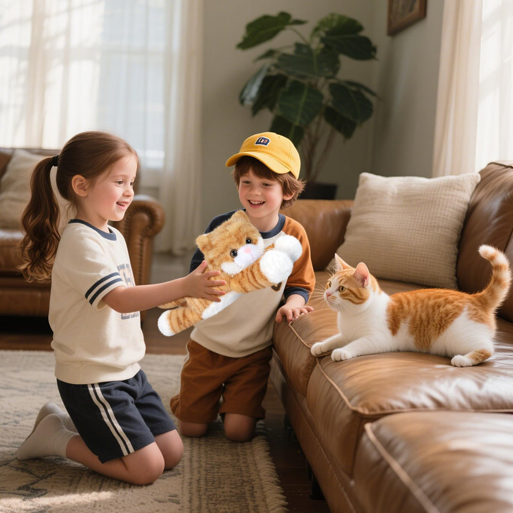 SuzziPals gift-ready cat plush ideal for cat lovers and occasions.