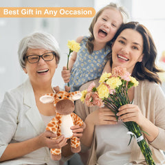 SuzziPals Giraffe Plush – cozy decor for bedrooms and living spaces.