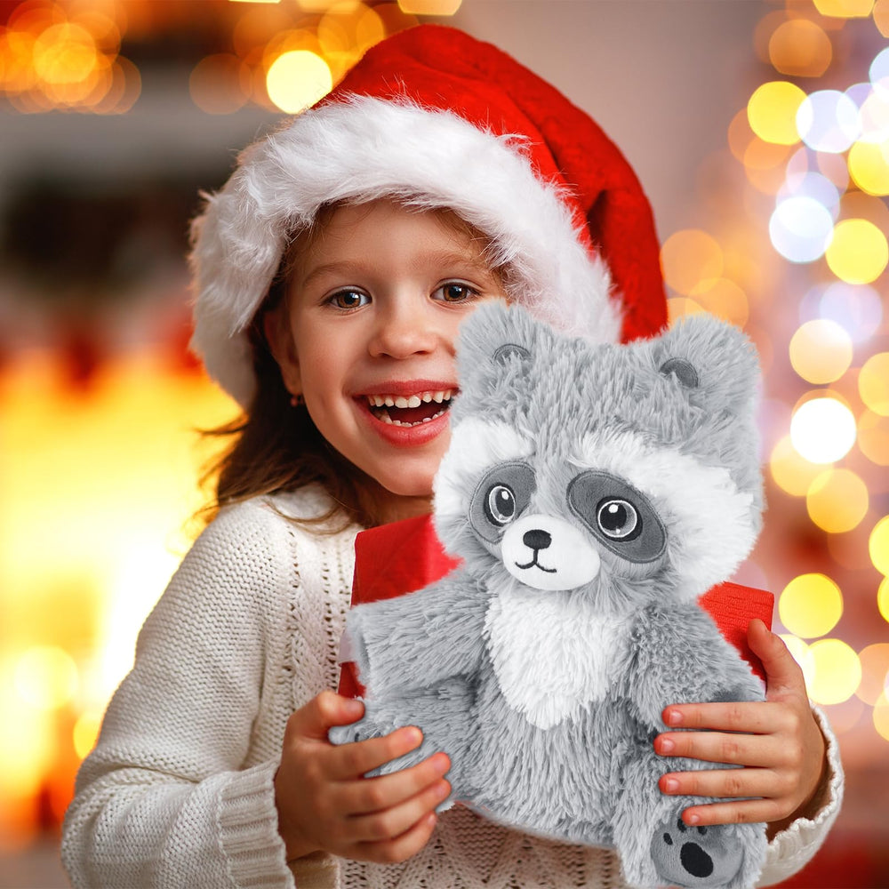 SuzziPals grey-white mask design adds adorable charming touch