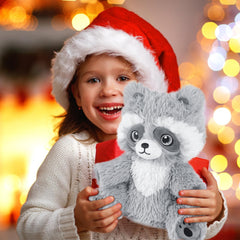 SuzziPals grey-white mask design adds adorable charming touch