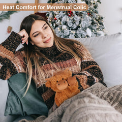 Kid-friendly heating plush from SuzziPals Highland Cow