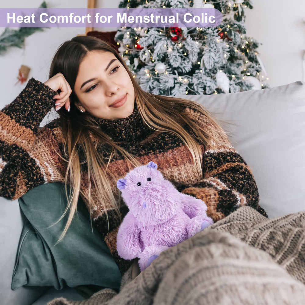 SuzziPals 12-inch hippo plush serving as a comforting bedtime companion