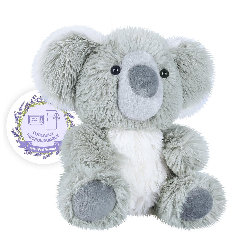 SuzziPals koala heat pad plush offering a cozy warm cuddle for cold nights.