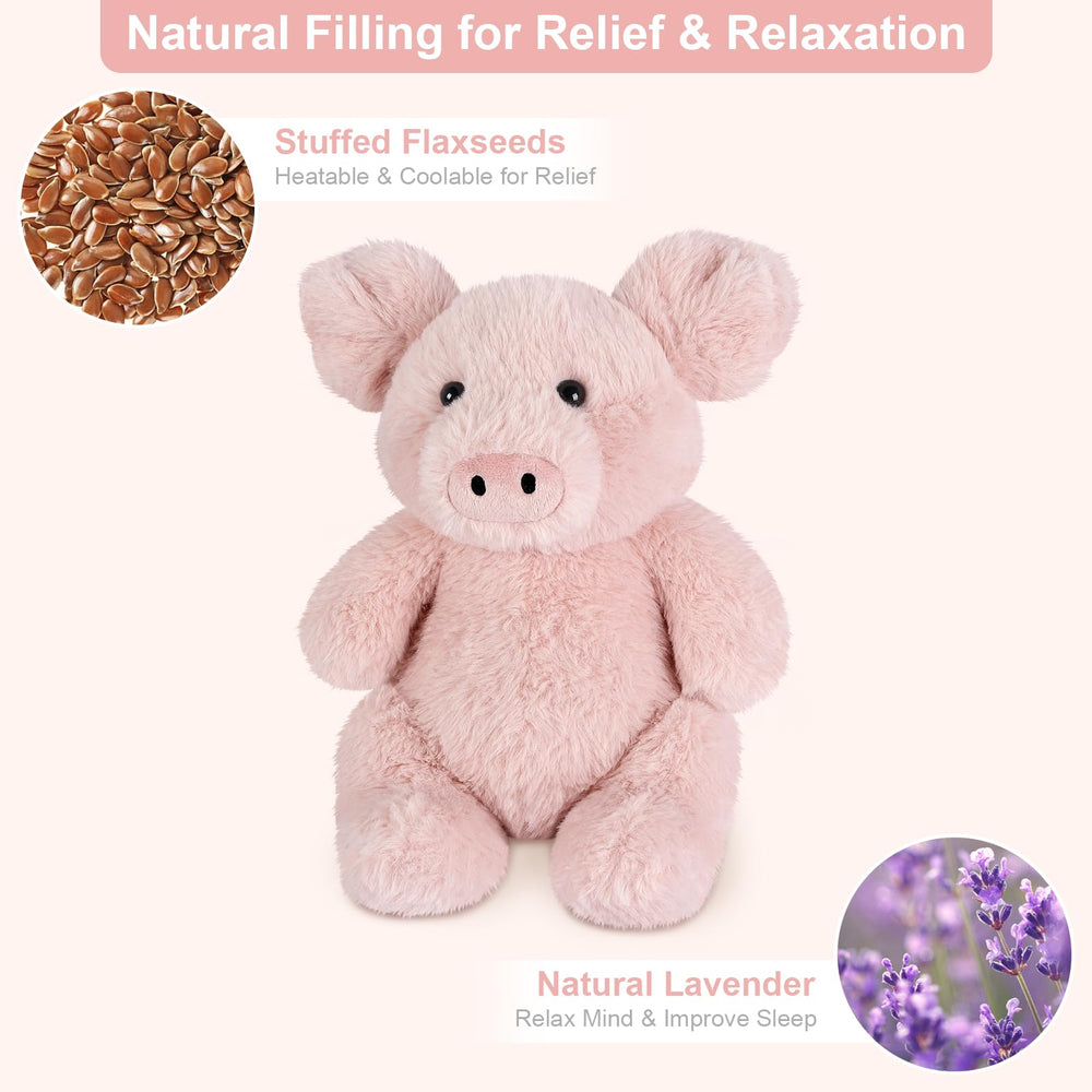 Lavender scented SuzziPals pig plush for a calming ambiance.