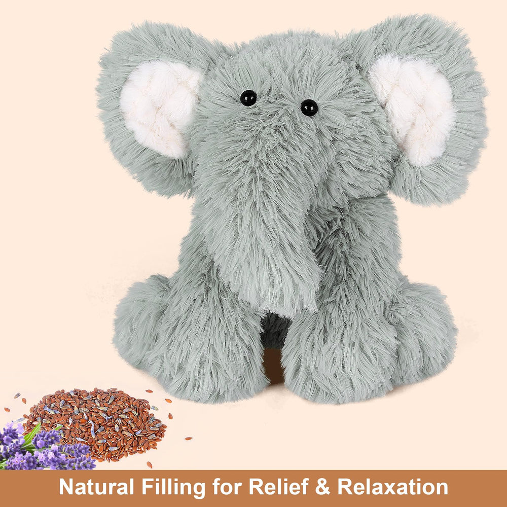 SuzziPals lavender-scented plush elephant emitting calming aroma