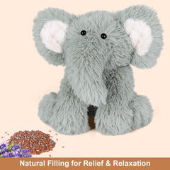 SuzziPals lavender-scented plush elephant emitting calming aroma