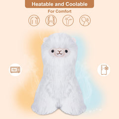 SuzziPals Llama plush fur closeup showing soft hugable fabric