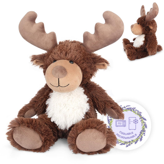 SuzziPals Moose plush with lavender scent for calming moments