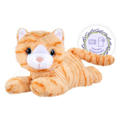 SuzziPals orange cat plush heating pad for cozy warmth and comfort.