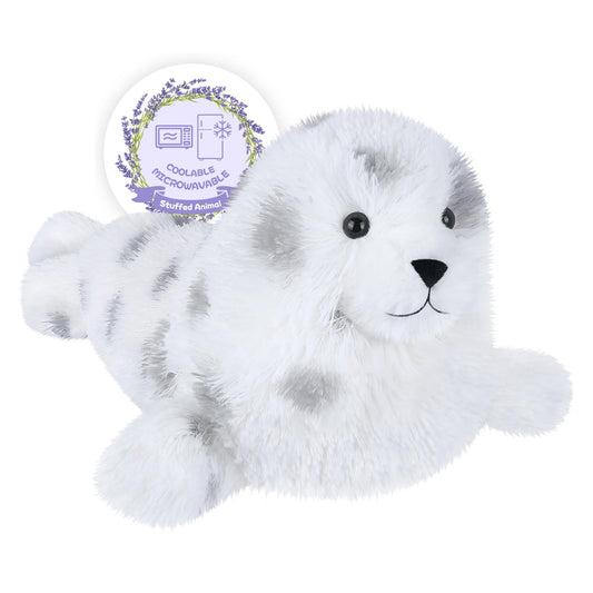 SuzziPals seal plush heated for cozy warmth and relaxation.