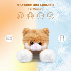 SuzziPals soft flaxseed-filled plush with lavender for comforting warmth.