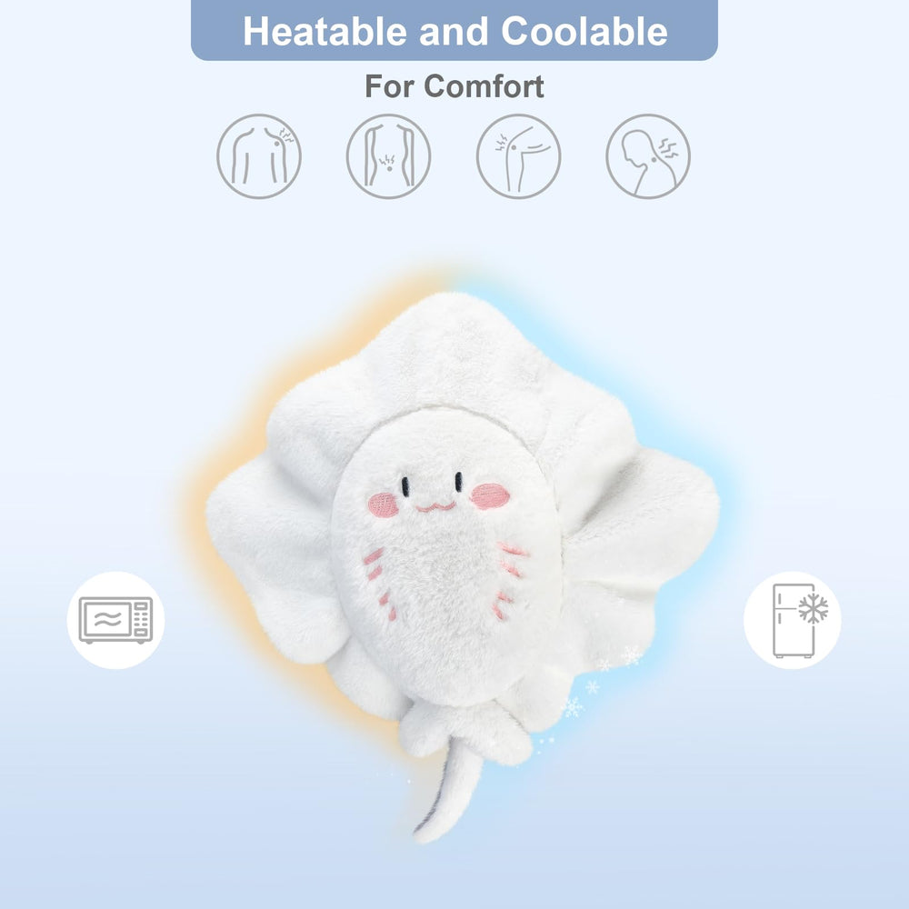 SuzziPals Stingray plush microwave heat for gentle warmth