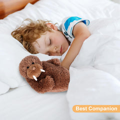 SuzziPals warming walrus cozy bedtime companion for kids and adults.