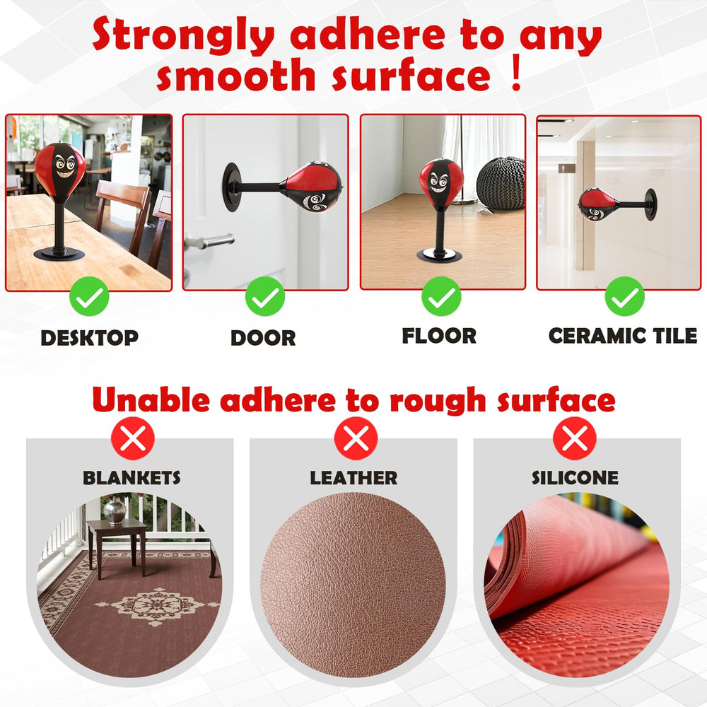 SVANE punching bag for adults helps channel energy during work or study sessions.