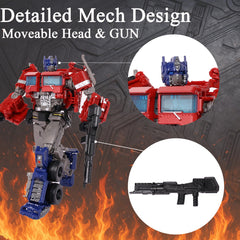 Svfreyavis transforming robot toy in car mode ideal for quick missions