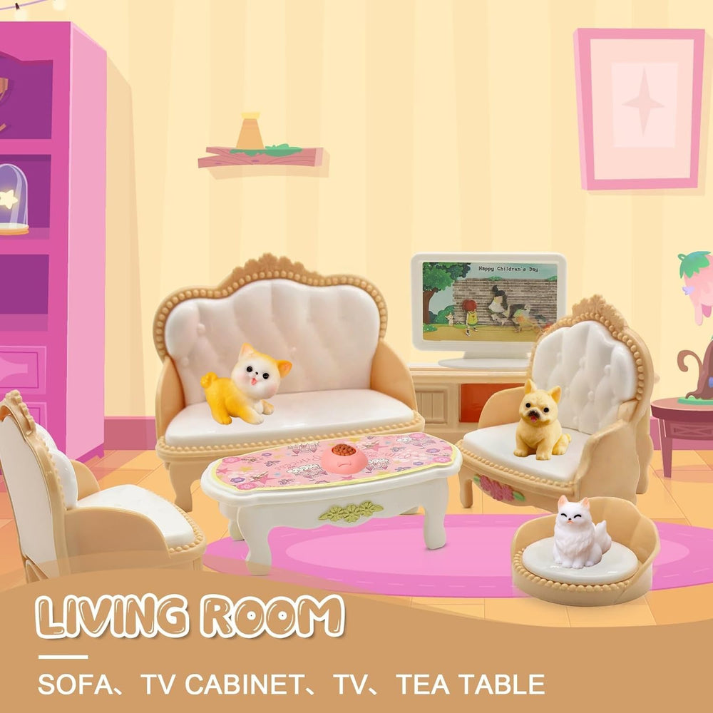SwankyStyle cat and dog figurines add companionship to play
