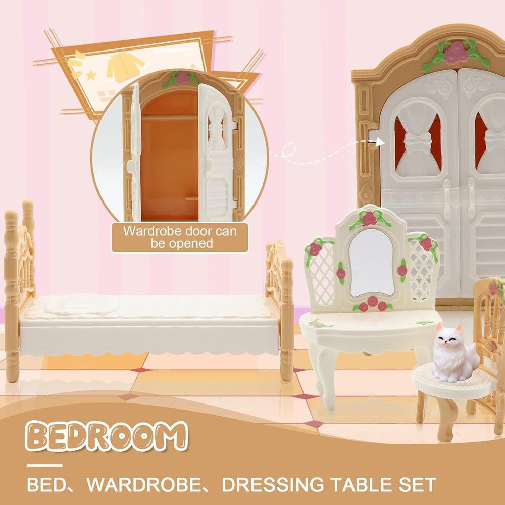 SwankyStyle 36Pcs living room miniatures for cozy scenes