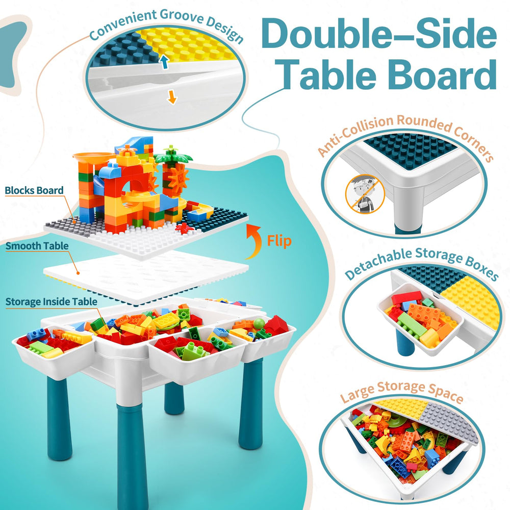 SWATOW 6in1 Table Chair Set demonstrates compact design for family spaces