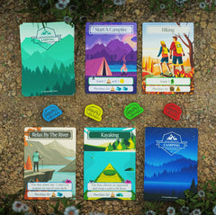 SweaterBear Games Bear Mountain Camping Adventure game night brings outdoor fun indoors