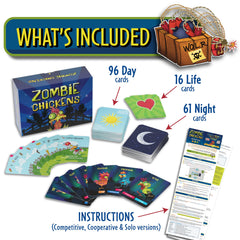 Sweet Bros Games Zombie Chickens solo mode facing nights alone.
