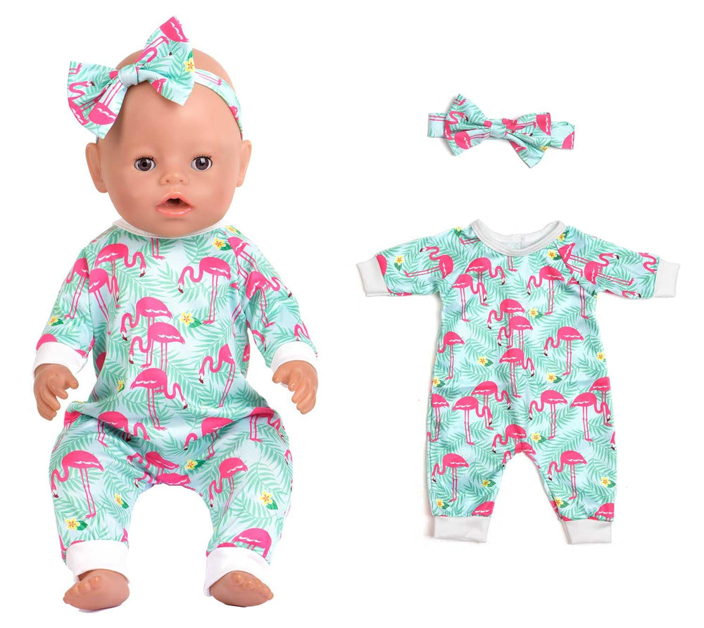 Sweet Dolly floral-pattern jumpsuit with bow headband for cheerful looks