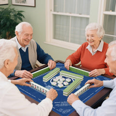 Sweetone Mahjong Mat protects tabletops from scratches and wear during games.