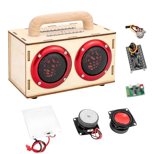 Swhmc DIY Bluetooth Speaker Kit wooden shell ready for customization and sound testing