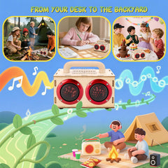 Swhmc LED lights pulse with music, creating dynamic mood lighting during playback