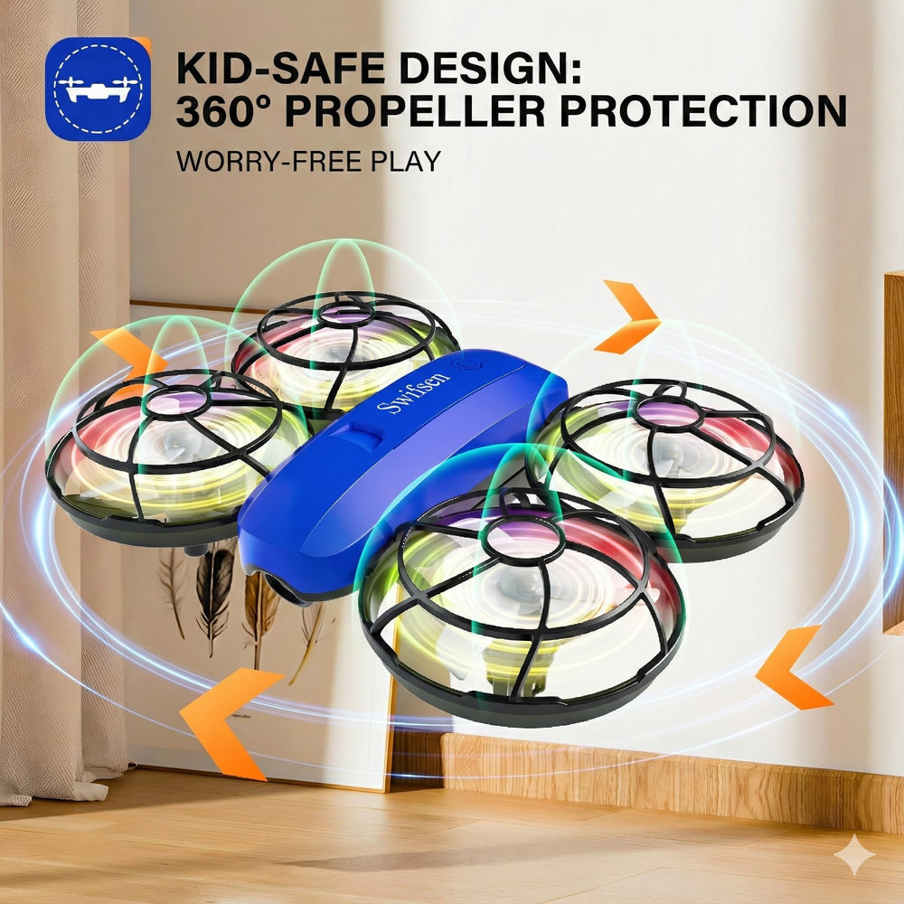 Swifsen Drones for Kids protection guard shields blades during playful sessions