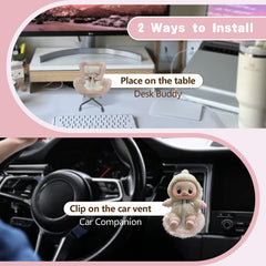 SwiftServ brown leopard print doll seat for stylish display