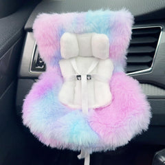 SwiftServ doll car seat with air vent clip secures 17cm dolls during travel.