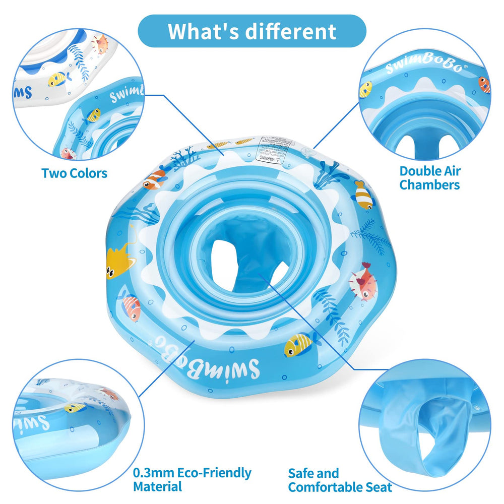 Swimbobo durable PVC with non-toxic inks for lasting color and safety.