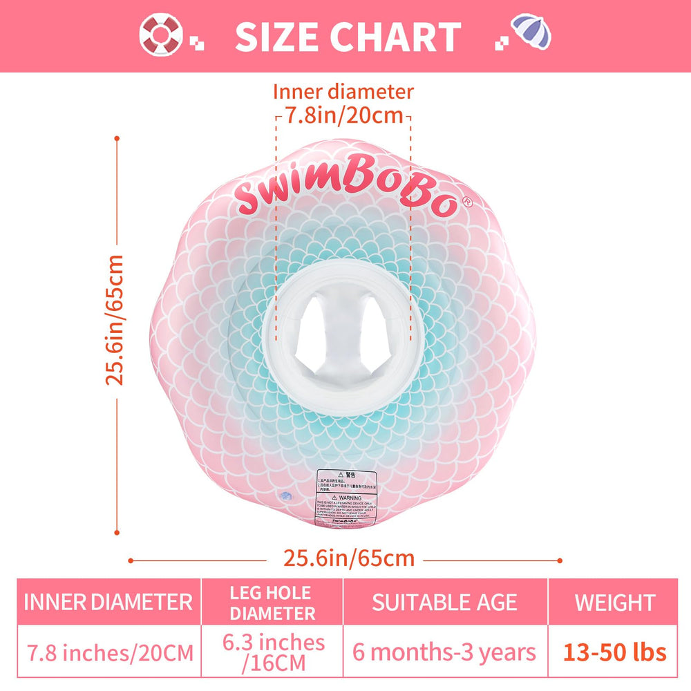 Swimbobo safety valves enable quick inflation and simple storage.