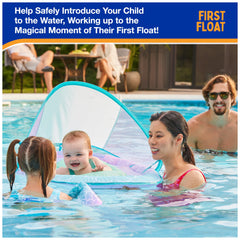 SwimWays Baby Spring Float folded for travel