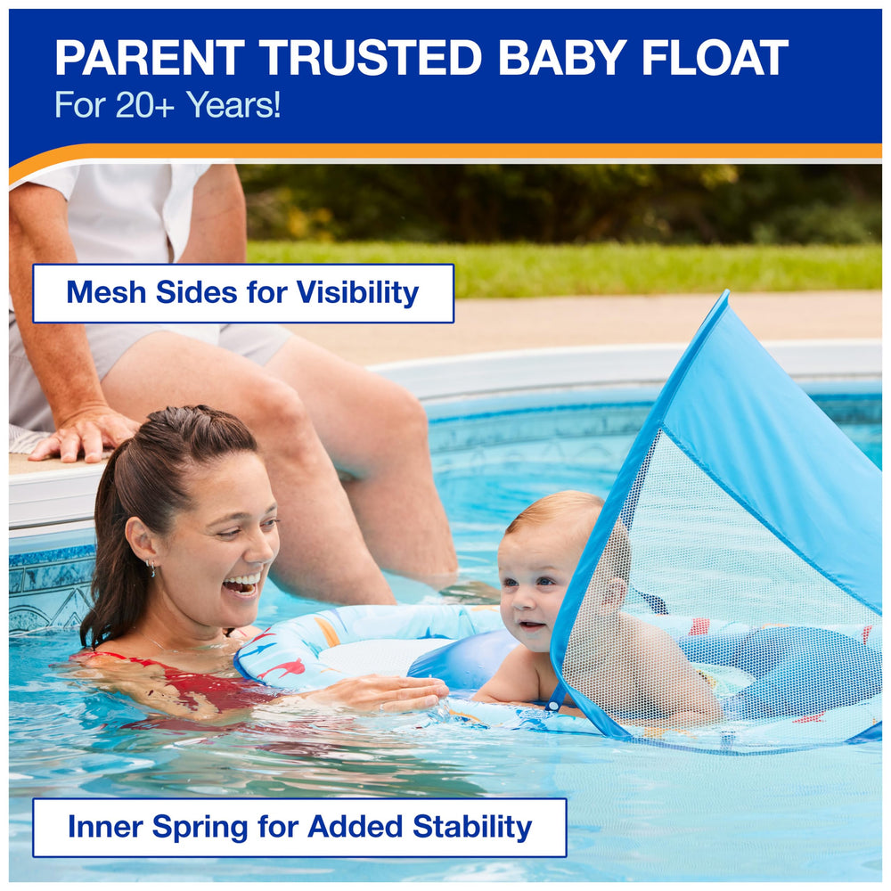 Inner spring stability feature on SwimWays Baby Spring Float