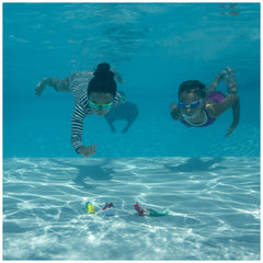 SwimWays Little Mermaid Sebastian dive toy ideal for kids' swim practice and play