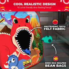 SWOOC Dino Frenzy compact backpack storage for on-the-go fun.